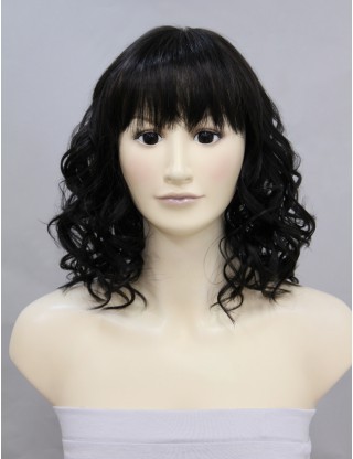 Wigs2you 全假髮 日本正品 耐熱 中長 蛋花卷 蓬松 可中分可斜分劉海 時尚 甜美可愛型W-538